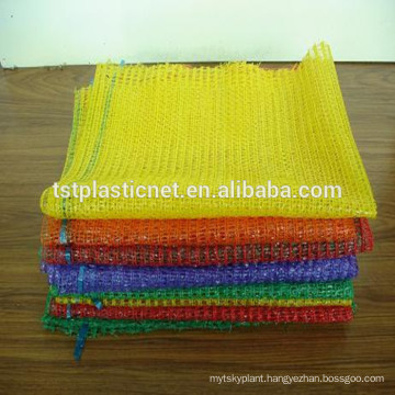 100% PE raschel mesh bag for onions ,potatos , other vegetables